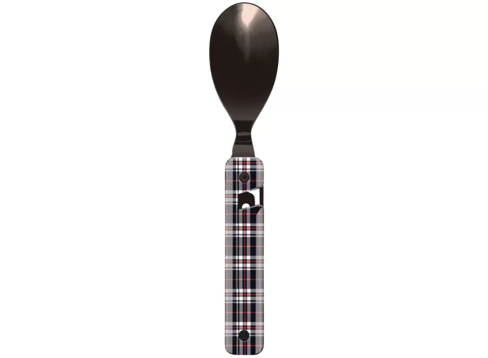 Multifunction Magnetic Cutlery (Black Mirror Finish) - Blue Tartan^Akinod Shop