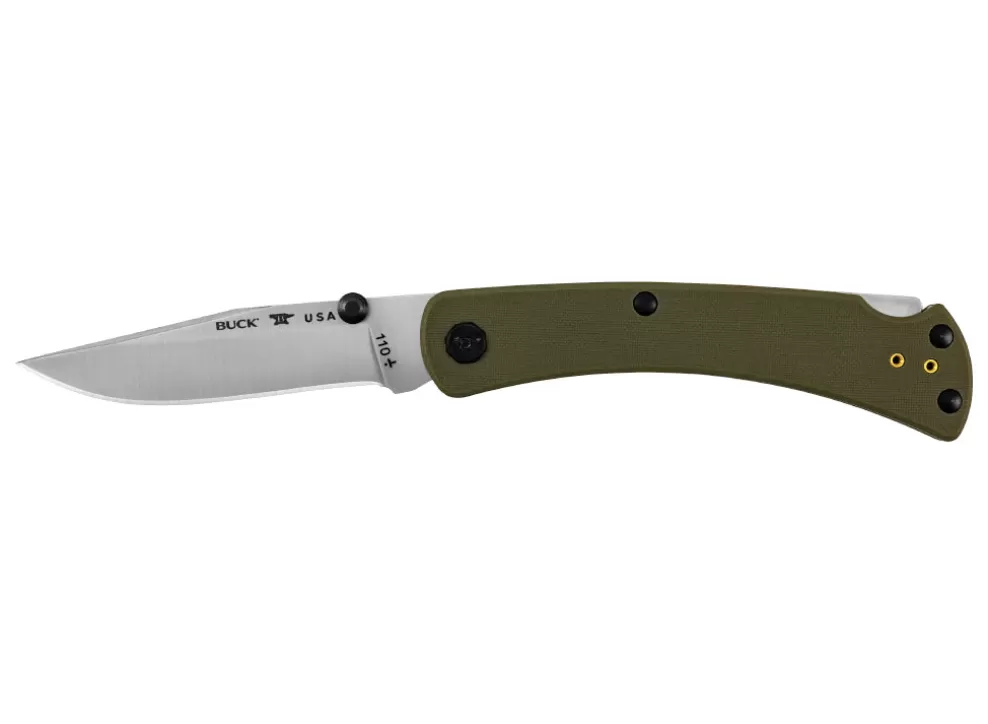 Folding Hunter Slim Pro Trx Knife - O.D. Green^Buck Fashion