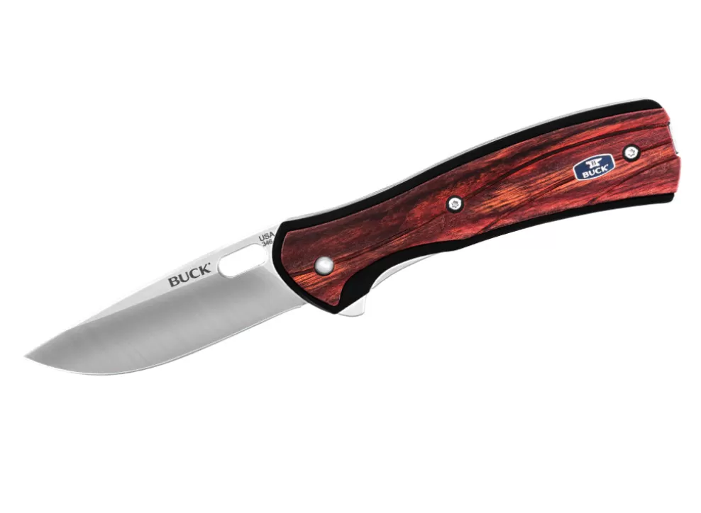 Vantage Avid Large Knife - Dymalux Red Wood^Buck Store