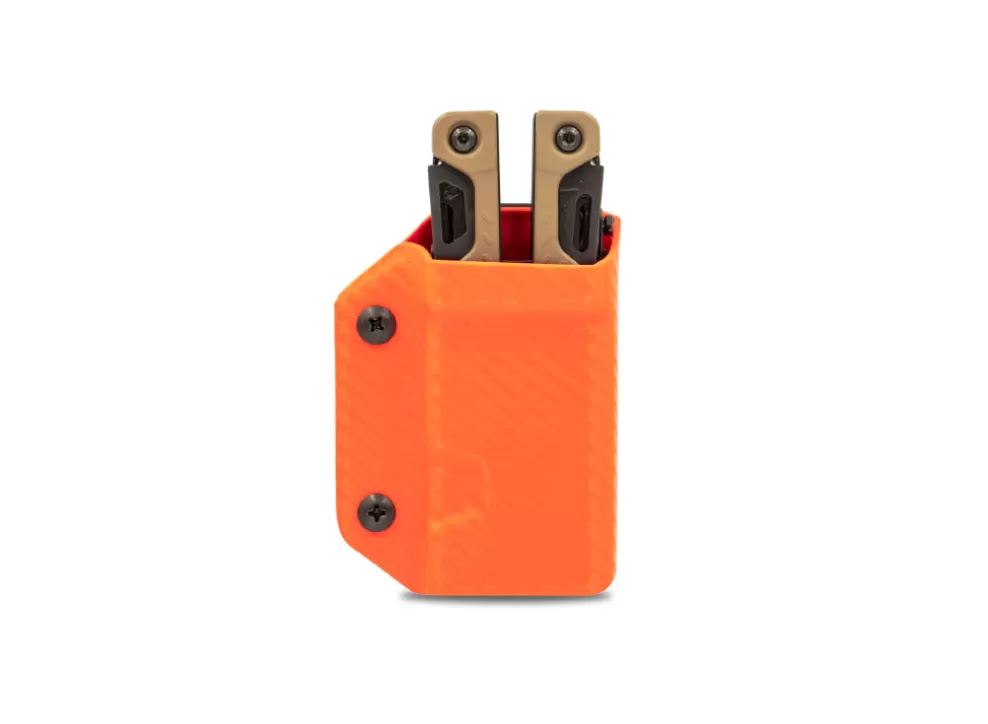 Kydex Sheath: Leatherman Oht - Orange Carbon Fibre^Clip & Carry Flash Sale