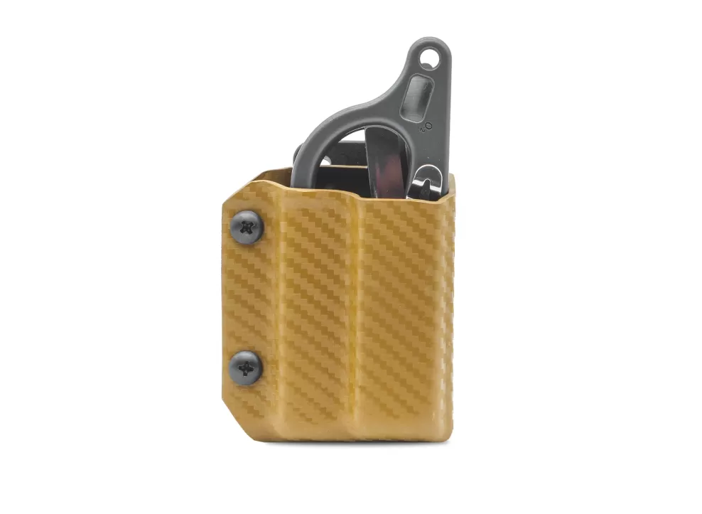Kydex Sheath: Leatherman Raptor Response - Brown Carbon Fibre^Clip & Carry Store