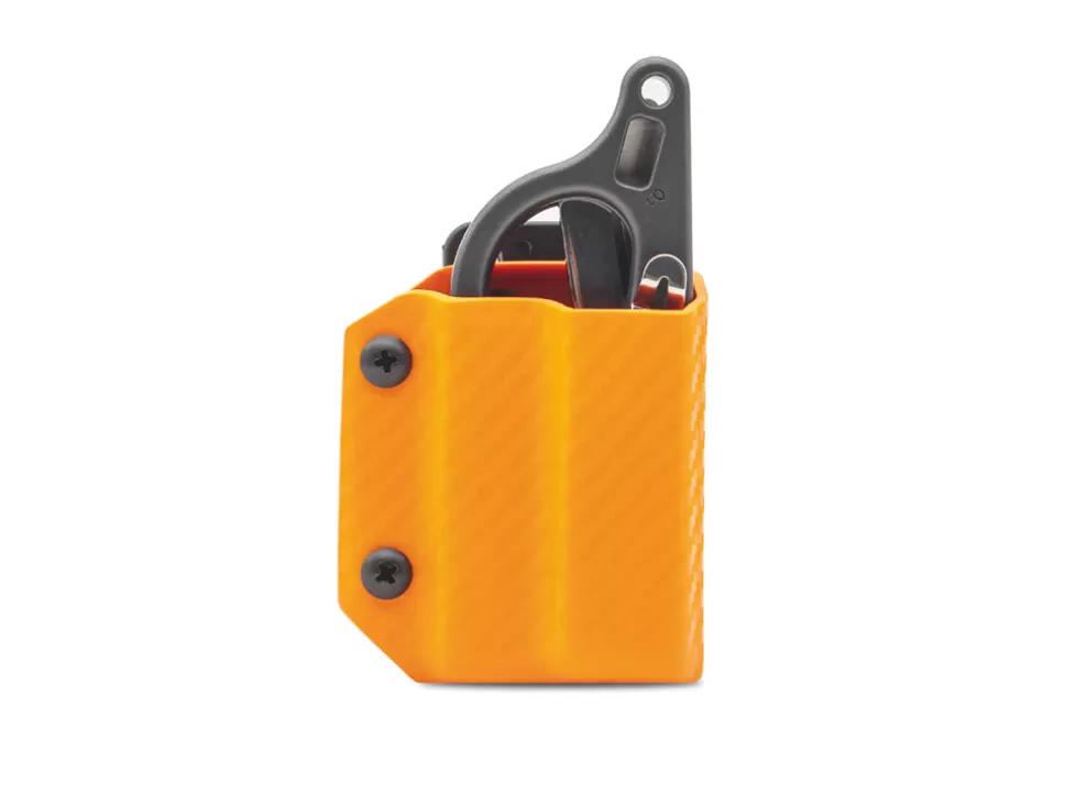 Kydex Sheath: Leatherman Raptor Response - Orange Carbon Fibre^Clip & Carry Sale