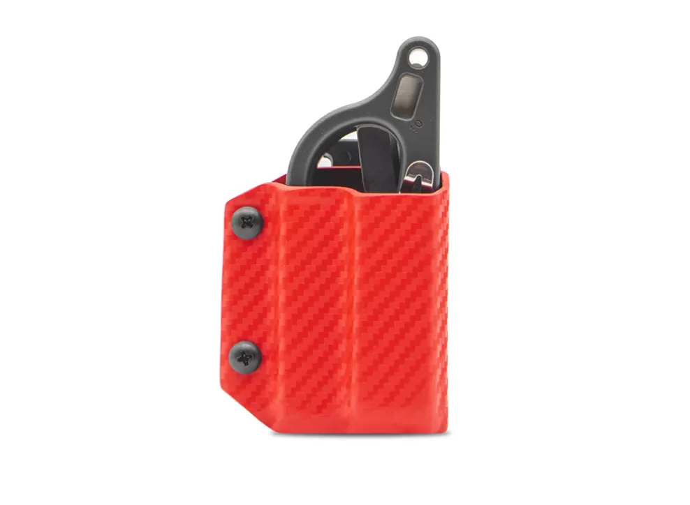 Kydex Sheath: Leatherman Raptor Response - Red Carbon Fibre^Clip & Carry Online