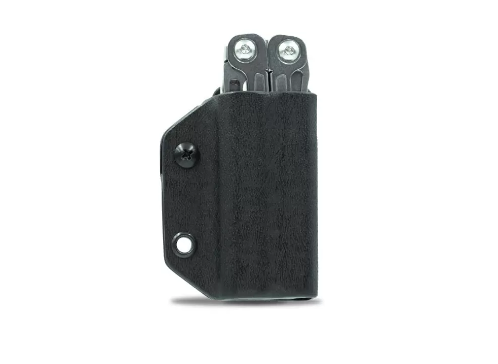 Kydex Sheath: Leatherman Wingman / Sidekick / Rebar / Rev - Black^Clip & Carry New