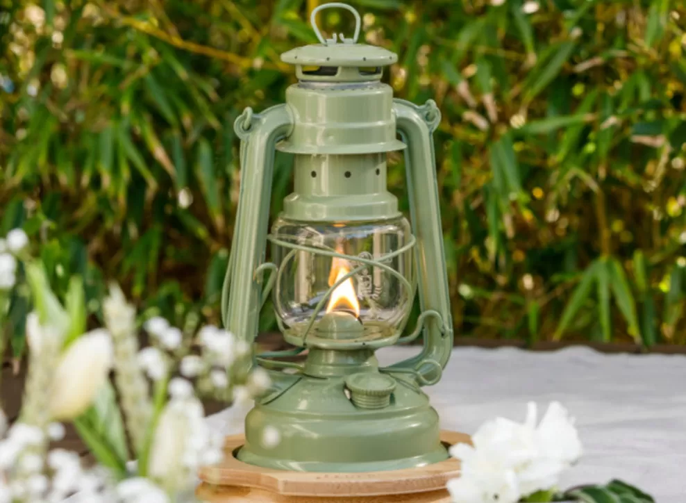 Baby Special 276 Hurricane Lantern - Sage Green^Feuerhand Store