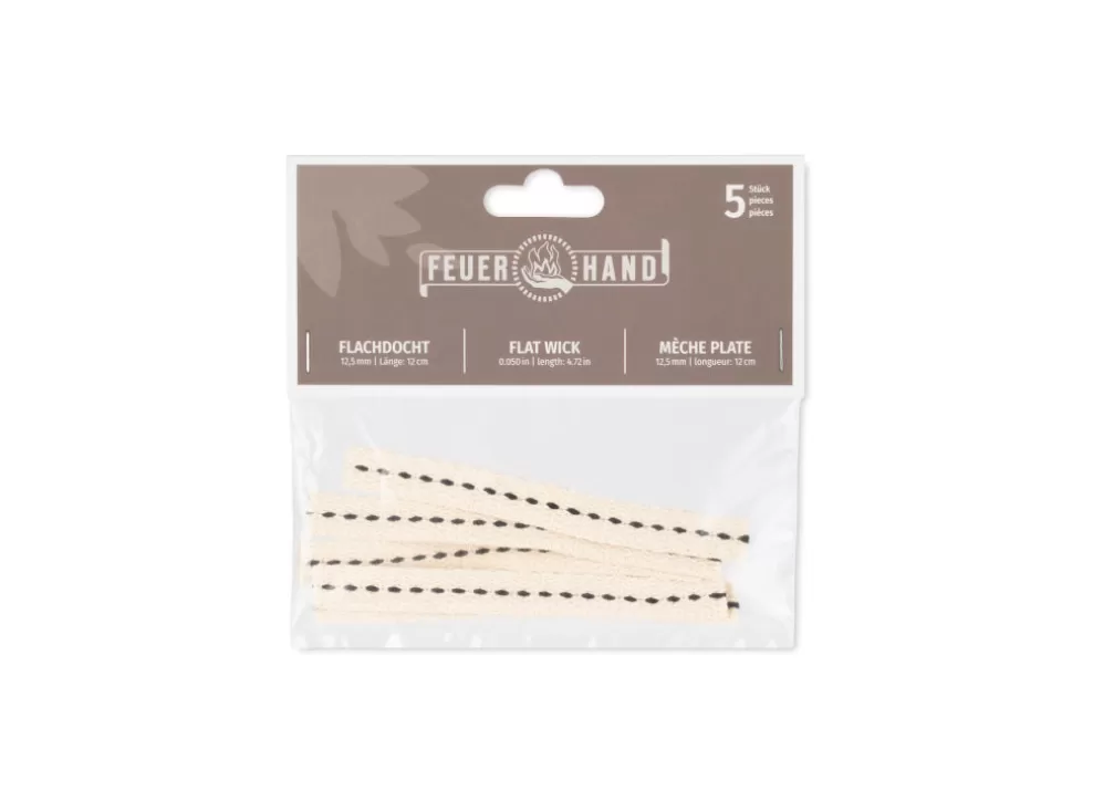 Pack Of 5 12Cm Flat Cotton Wicks For Baby Special 276^Feuerhand Cheap