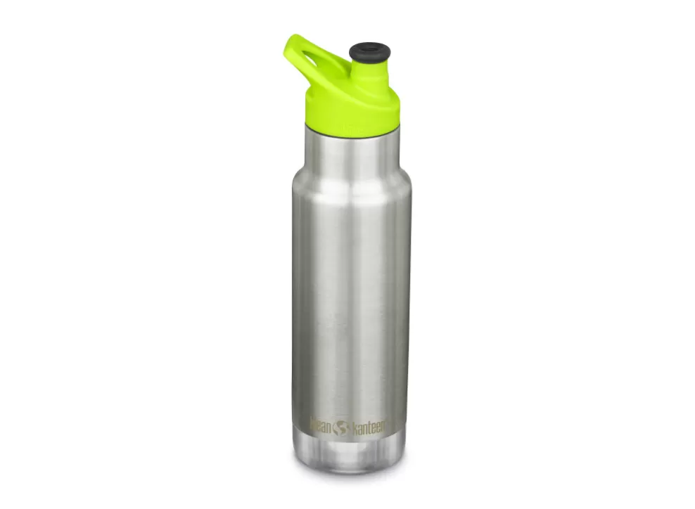 Insulated Kid Narrow Classic W/ Sport Cap 355Ml - Brushed Stainless^Klean Kanteen Store