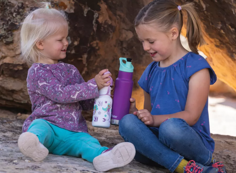 Insulated Kid Narrow Classic W/ Sport Cap 355Ml - Sparkling Grape^Klean Kanteen Store