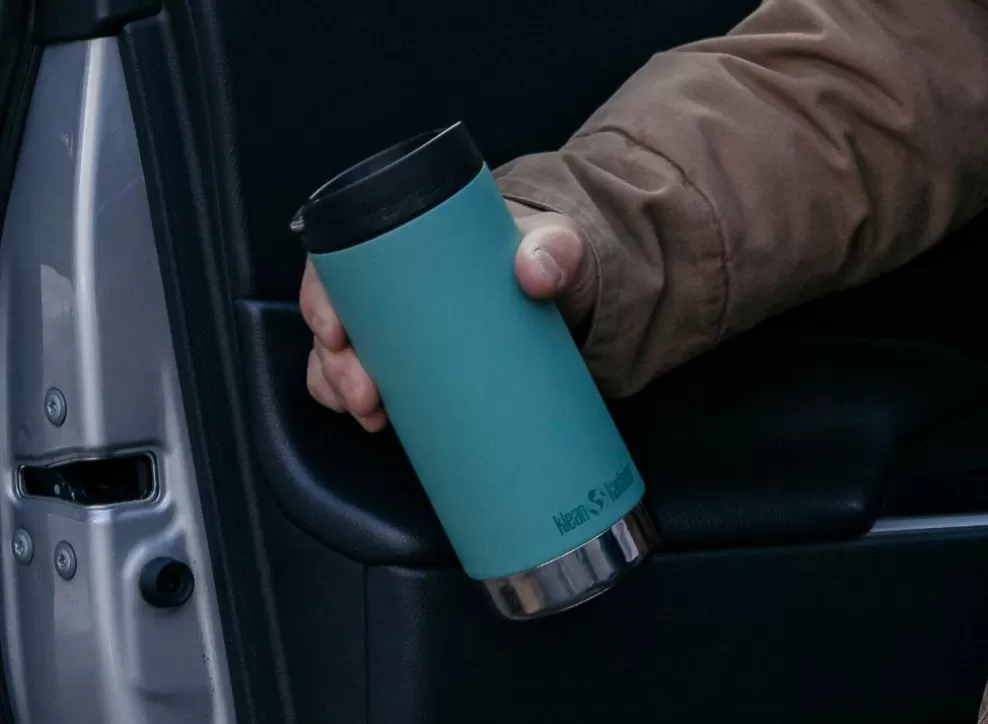 Insulated Tkwide W/ Cafe Cap 355Ml - Beryl Green^Klean Kanteen Hot