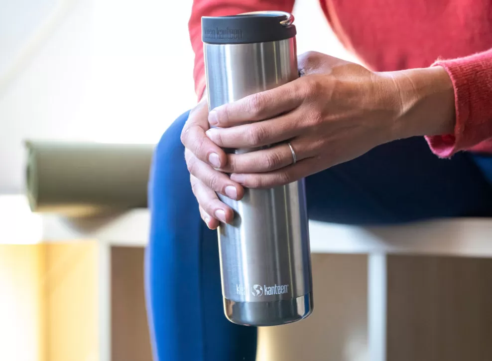 Insulated Tkwide W/ Cafe Cap 592Ml - Brushed Stainless^Klean Kanteen Online
