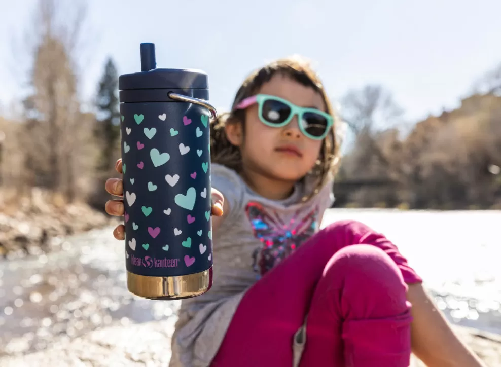 Insulated Tkwide W/ Twist Cap 355Ml - Navy Hearts^Klean Kanteen Store