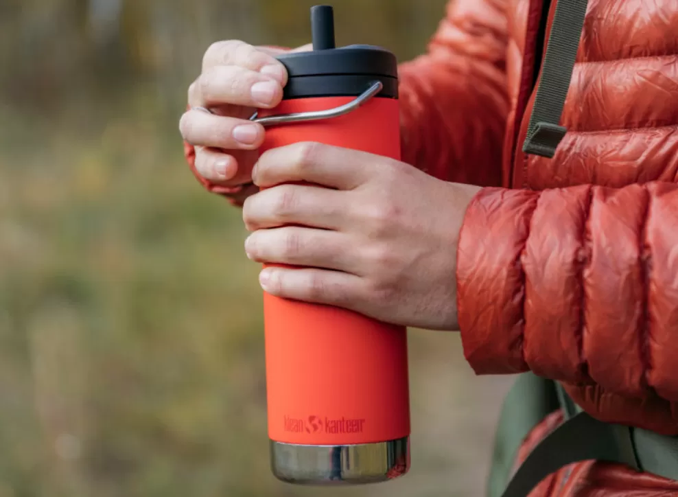 Insulated Tkwide W/ Twist Cap 473Ml - Tiger Lily^Klean Kanteen New