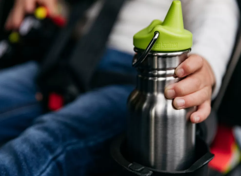 Kid Narrow Classic W/ Sippy Cap 355Ml - Brushed Stainless^Klean Kanteen Outlet