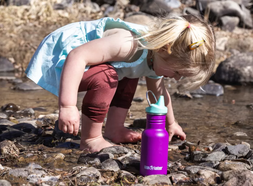 Kid Narrow Classic W/ Sippy Cap 355Ml - Sparkling Grape^Klean Kanteen New