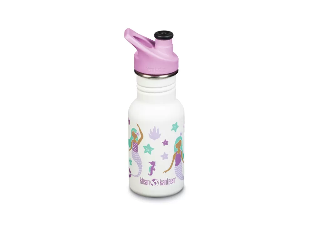 Kid Narrow Classic W/ Sport Cap 355Ml - Mermaids^Klean Kanteen Hot