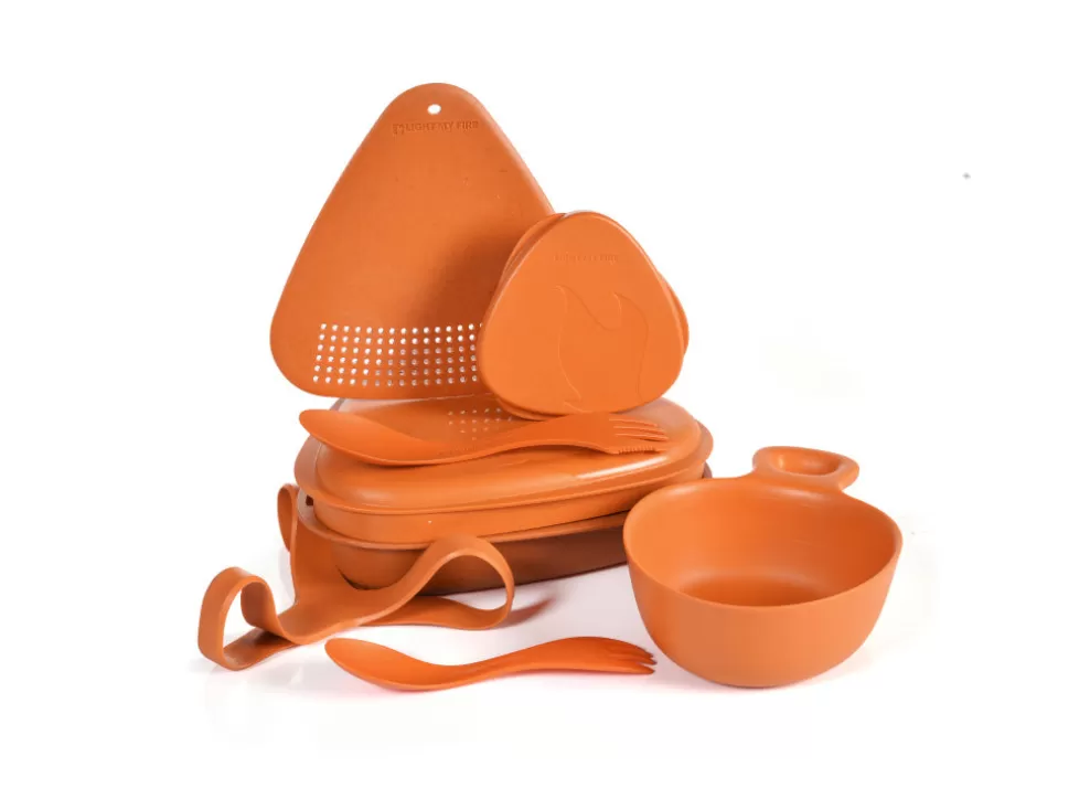 Outdoor Mealkit 8Pcs - Rusty Orange^Light My Fire Sale