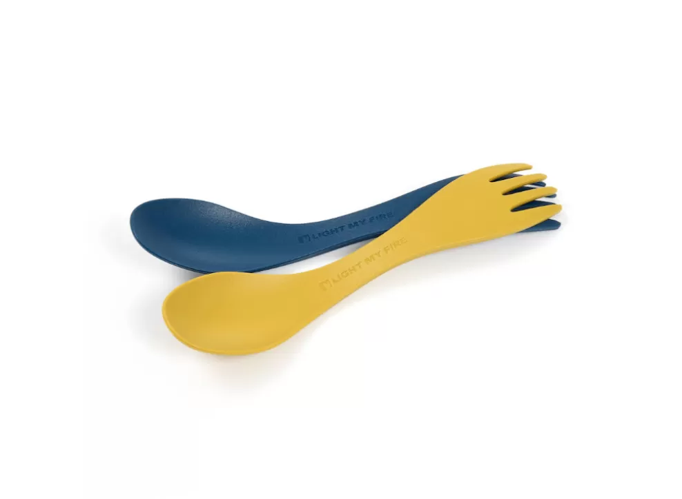 Spork Little 2-Pack - Musty Yellow/Hazy Blue^Light My Fire Store