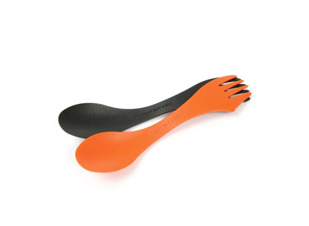 Spork Original 2-Pack - Rusty Orange/Slaty Black^Light My Fire Hot