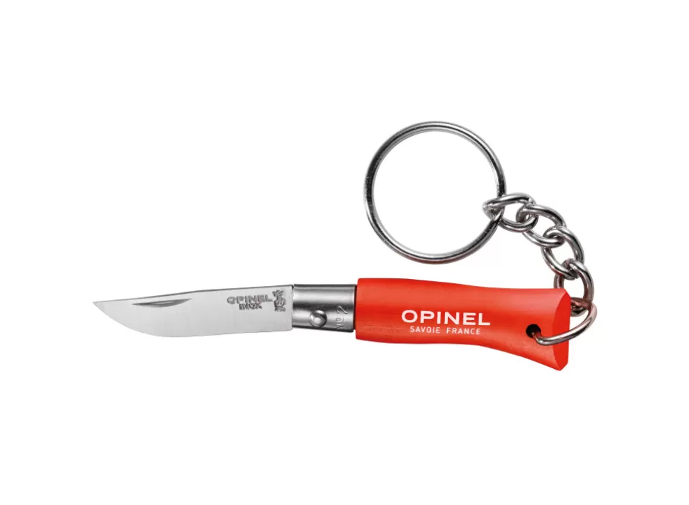 No.2 Colorama Non Locking Keyring Knife - Orange^Opinel Outlet