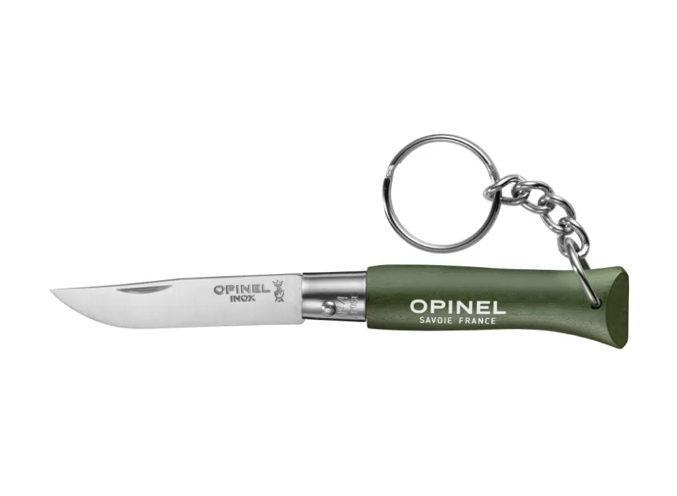 No.4 Colorama Non Locking Keyring Knife - Khaki^Opinel Best Sale
