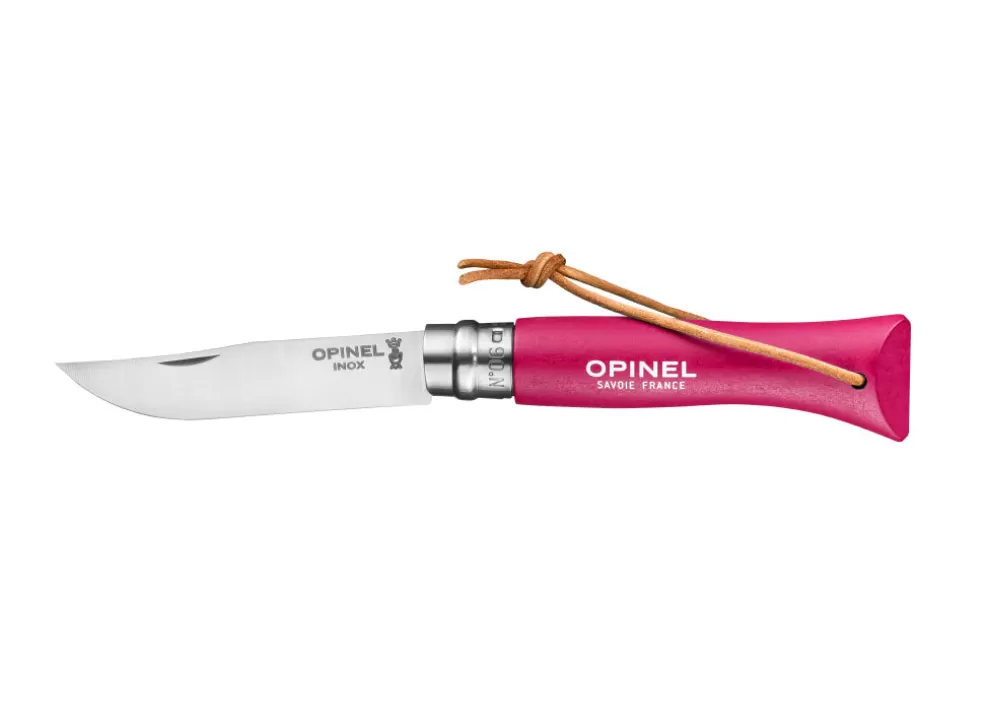 No.6 Colorama Trekking Knife - Raspberry^Opinel Discount