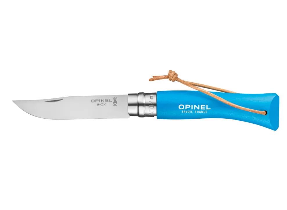 No.7 Colorama Trekking Knife - Cyan Blue^Opinel Best Sale