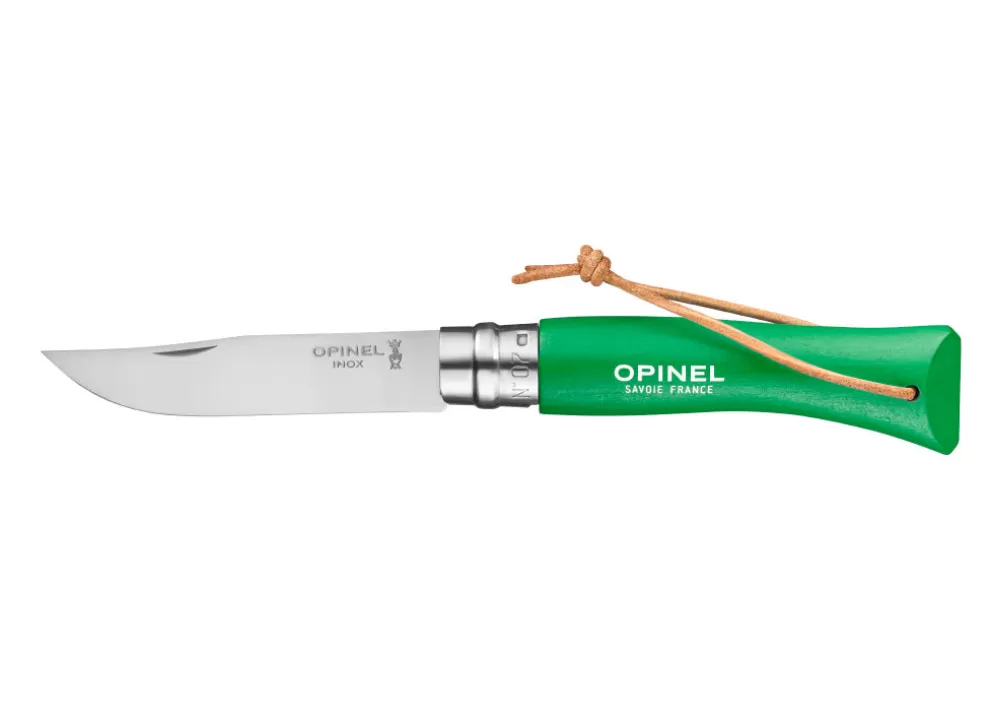 No.7 Colorama Trekking Knife - Green^Opinel Shop