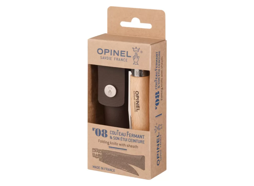 No.8 Classic Originals Stainless Steel Knife With Sheath Gift Set^Opinel Cheap