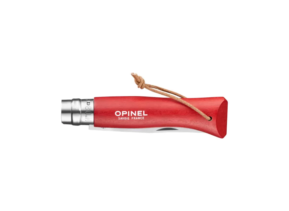 No.8 Colorama Trekking Knife - Red^Opinel Outlet