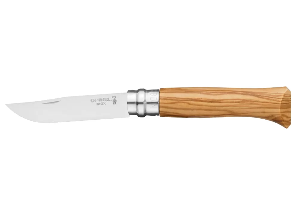 No.8 Olive Classic Originals Knife With Sheath Gift Set^Opinel Store