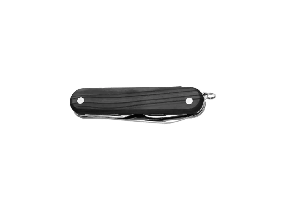 Whitby Black Pakkawood Multipurpose Folding Knife (2.76") W/ 6 Tools^* Store