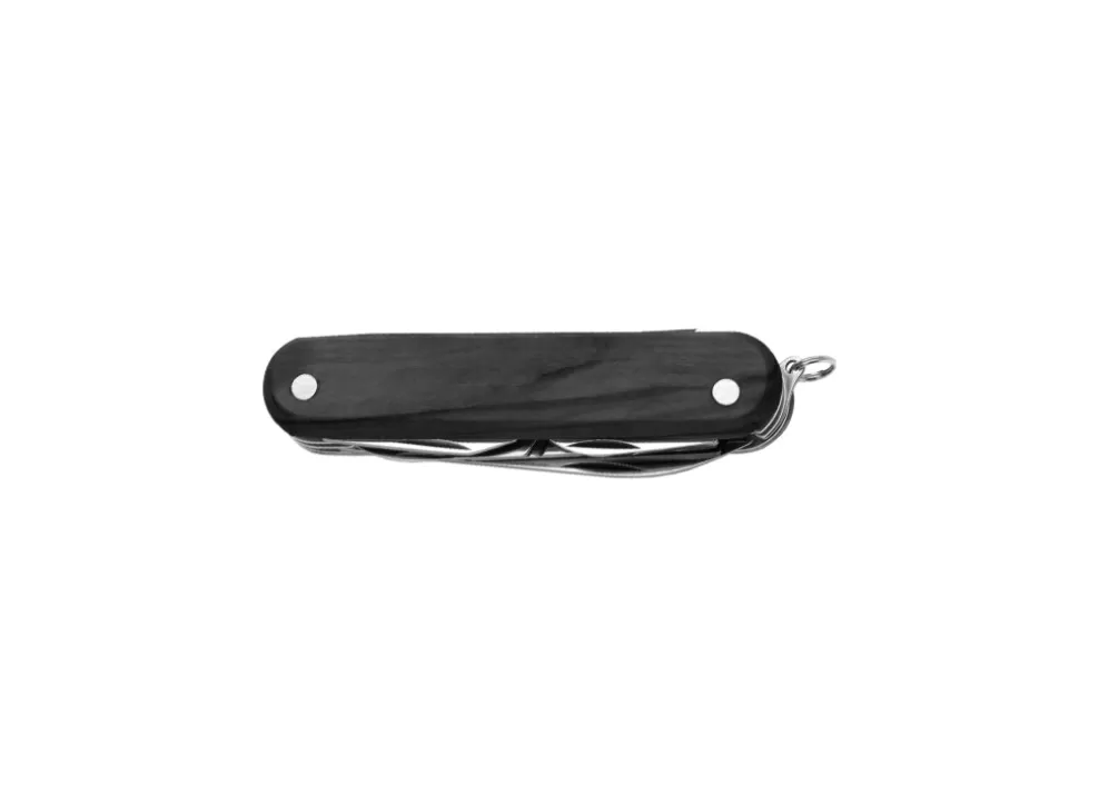 Whitby Black Pakkawood Multipurpose Folding Knife (2.76") W/ 7 Tools^* Hot