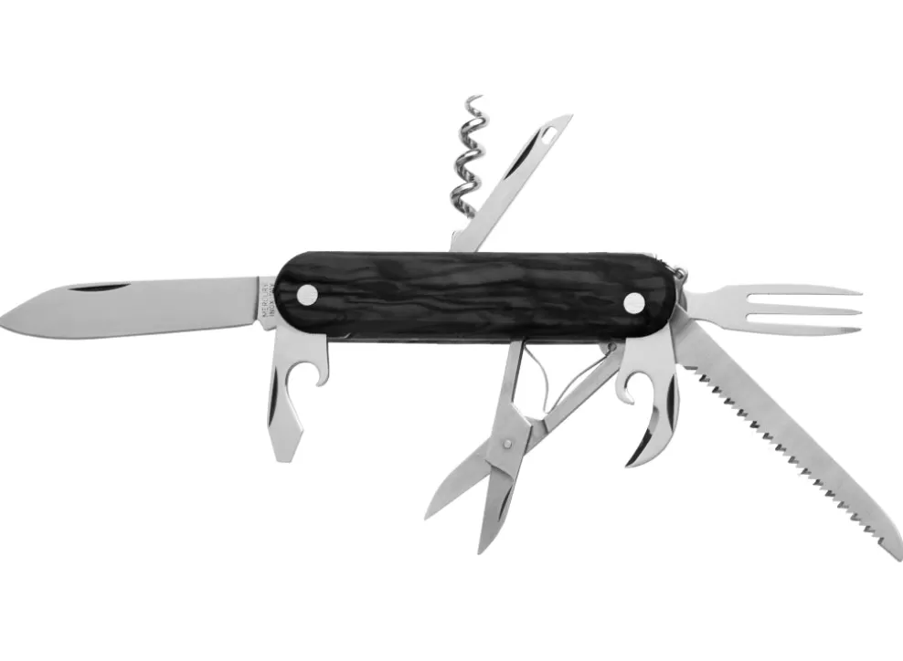 Whitby Black Pakkawood Multipurpose Folding Knife (2.76") W/ 8 Tools^* Discount