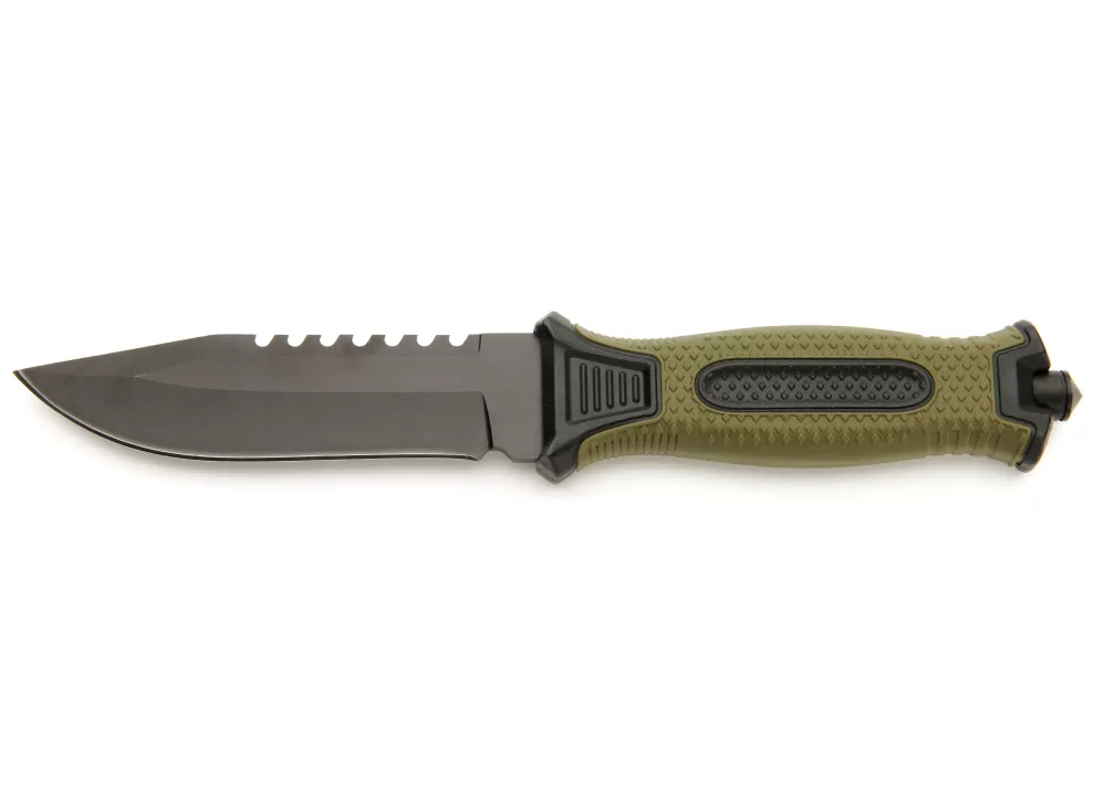 Whitby Outdoor Survival/Camping Sheath Knife With Sawtooth Blade (4.5")^* Hot
