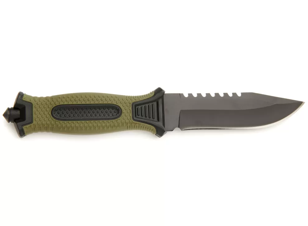 Whitby Outdoor Survival/Camping Sheath Knife With Sawtooth Blade (4.5")^* Hot