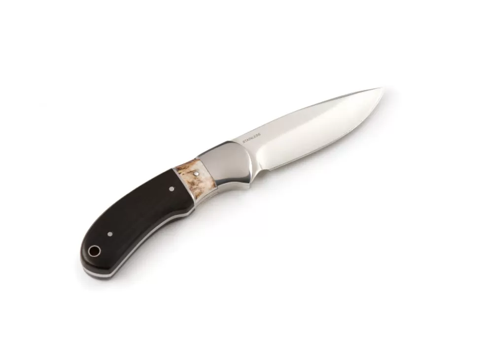 Whitby Staghorn & Ebony Wood Sheath Knife (3.5")^* Fashion